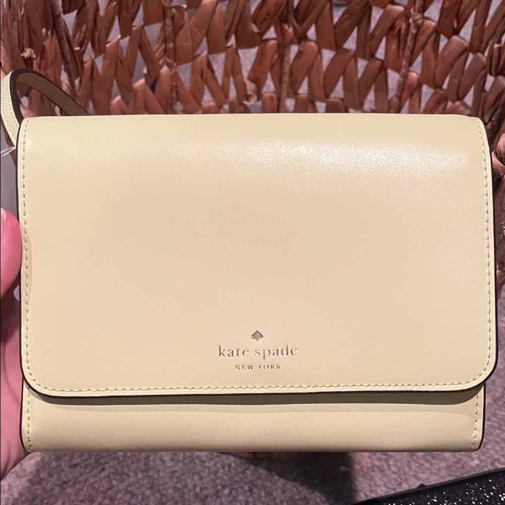 Kate Spade key lime green Clutch